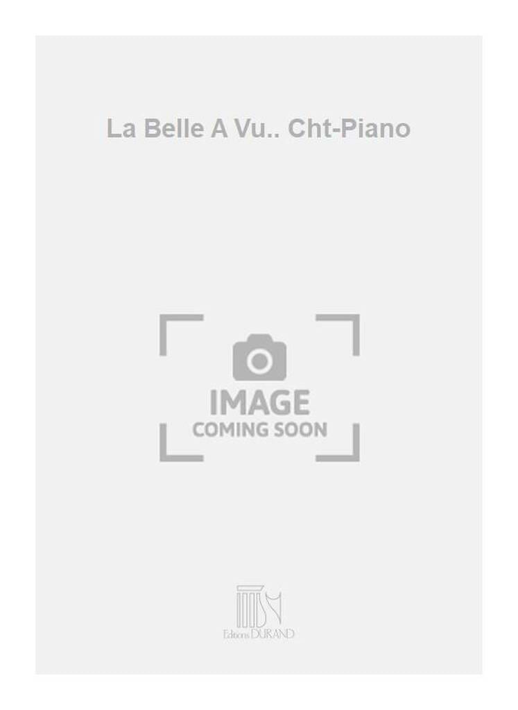 La Belle a vu son doux ami Henri Busser Partition Chœur