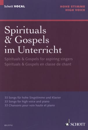 Spirituals et gospels pour la classe de chant Voix haute - 
