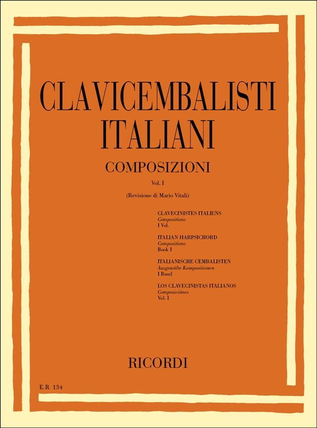 Clavecinistes Italiens Volume 1 - Partition - Clavecin