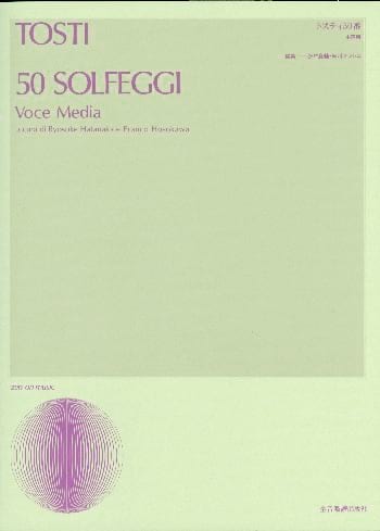 50 Solfeggi Voix Moyenne Francesco Paolo Tosti Partition Pédagogie
