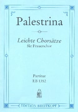 Leichte Chorsäzte PALESTRINA Partition Chœur