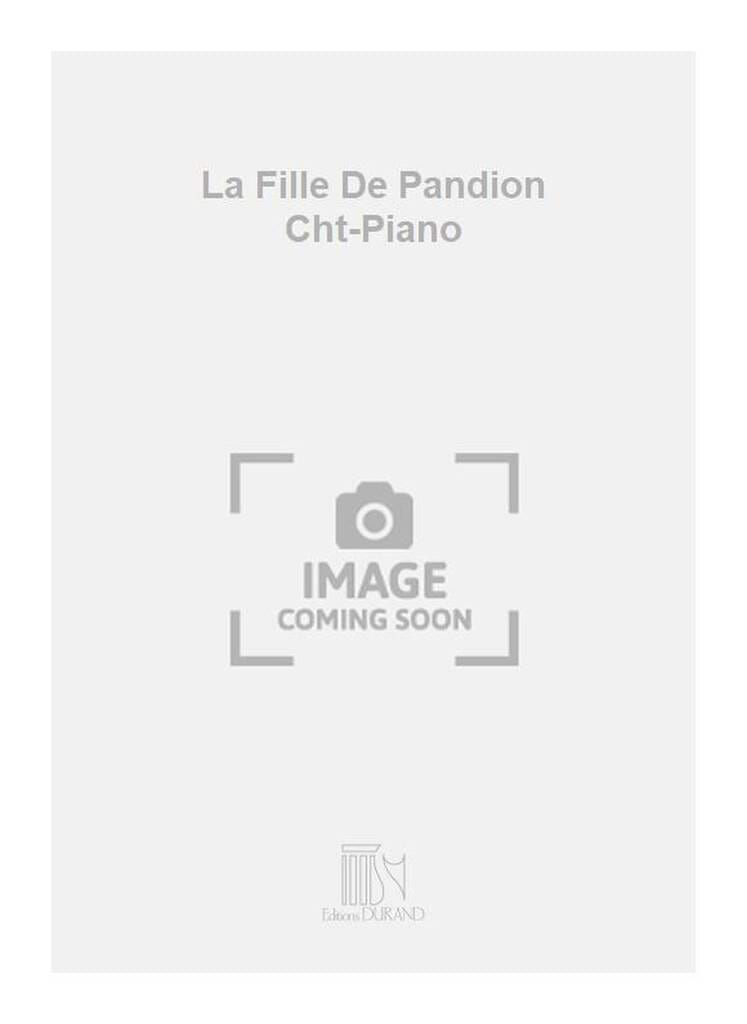 La Fille de Pandion op.92-2 Henri Busser Partition Chœur