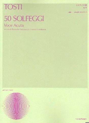 50 Solfeggi Voix Haute Francesco Paolo Tosti Partition Pédagogie