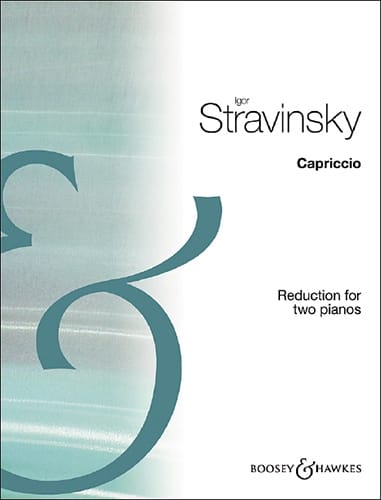 Capriccio. 2 pianos - STRAVINSKY - Partition - Piano