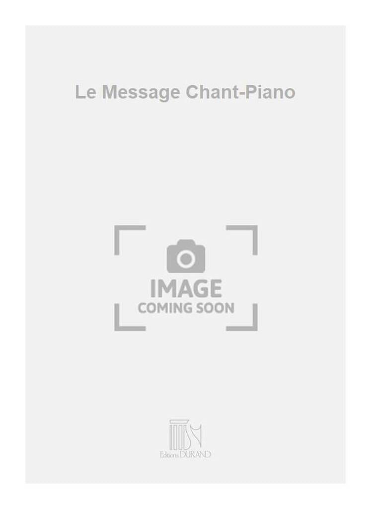 Le Message op.31-5 - Henri Busser - Partition - Mélodies