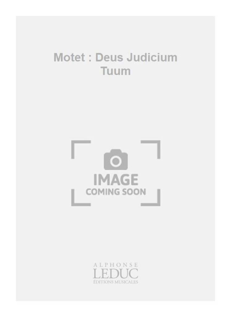 Motet : Psaume 71. Choeur TELEMANN Partition Chœur