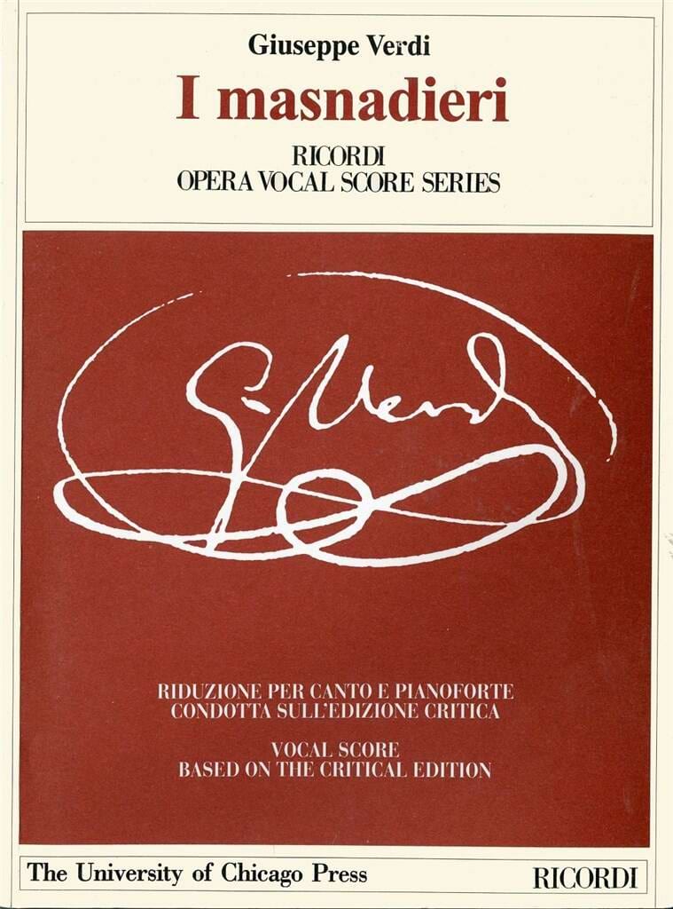 I Masnadieri. Edition Critique VERDI Partition OpĂ©ras