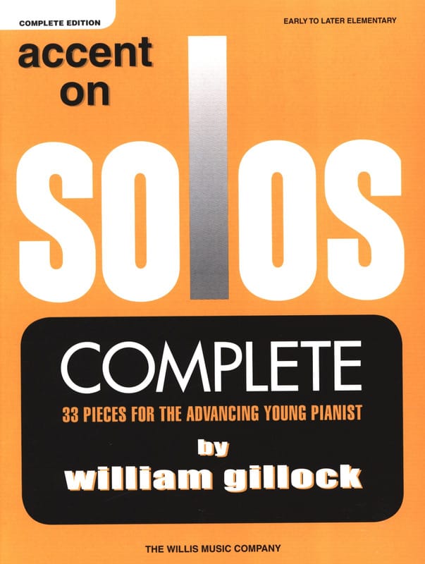Accent On Solos - Complete Edition - William Gillock - Partition