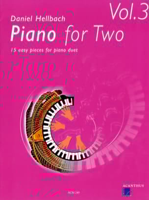 Piano For 2 Volume 3. 4 Mains Daniel Hellbach Partition Piano
