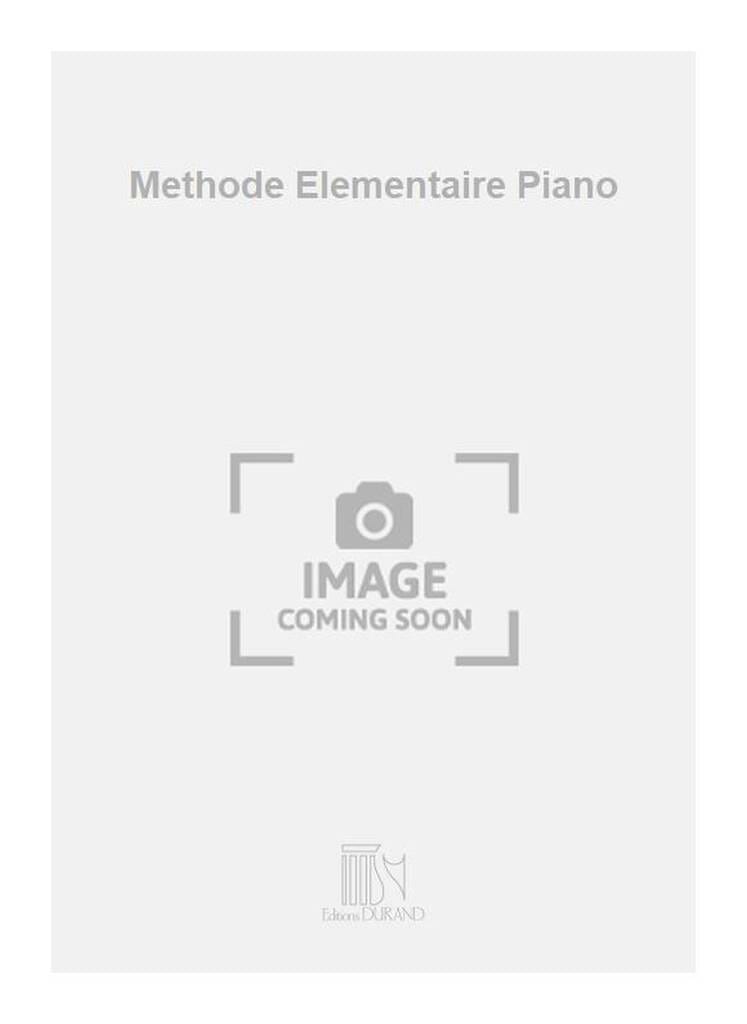 Méthode Elémentaire et Pratique de Piano I Philipp Partition Piano