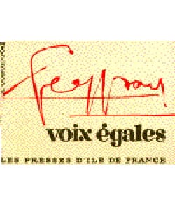 Voix Egales César Geoffray Partition Chœur
