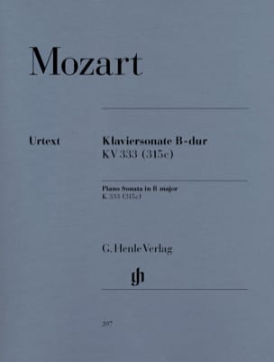 Sonate Pour Piano En Si Bémol Majeur K. 333 315c - MOZART - Partition