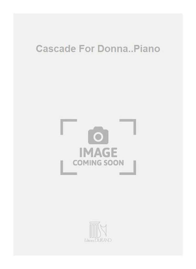 Cascade for Donna Lee Yan Maresz Partition Piano