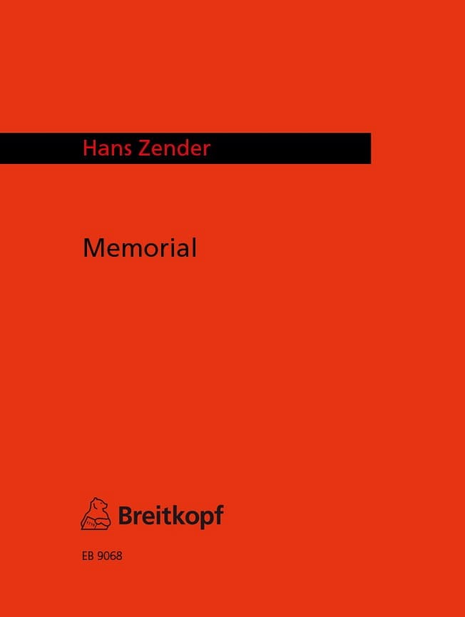 Memorial Hans Zender Partition Piano