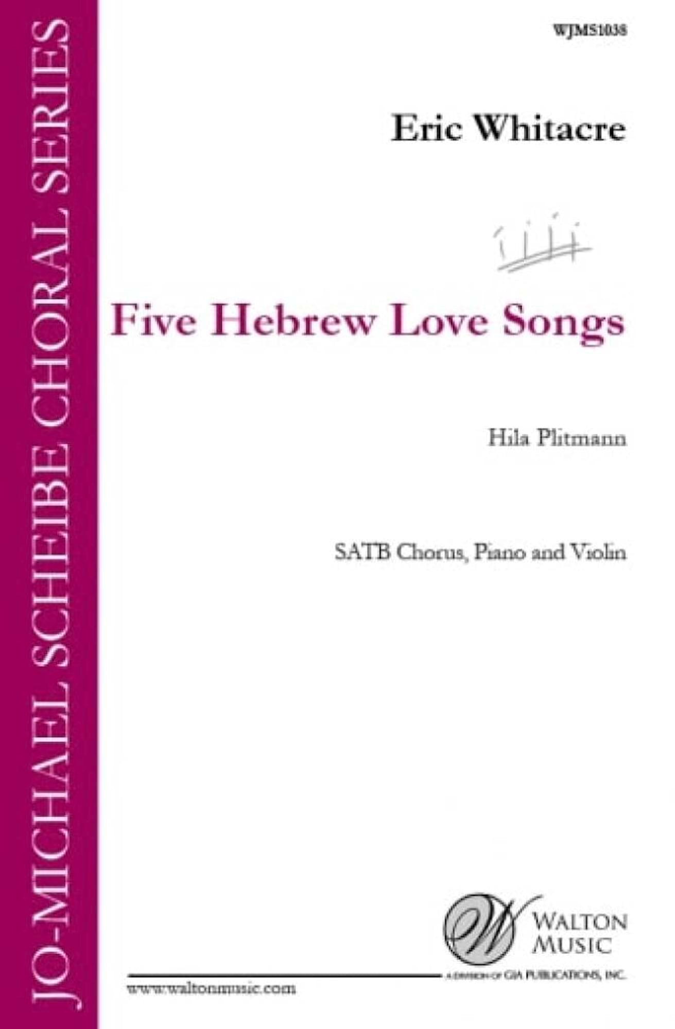 5 Hebrew Love Songs. Partie de Violon - Eric Whitacre - Partition