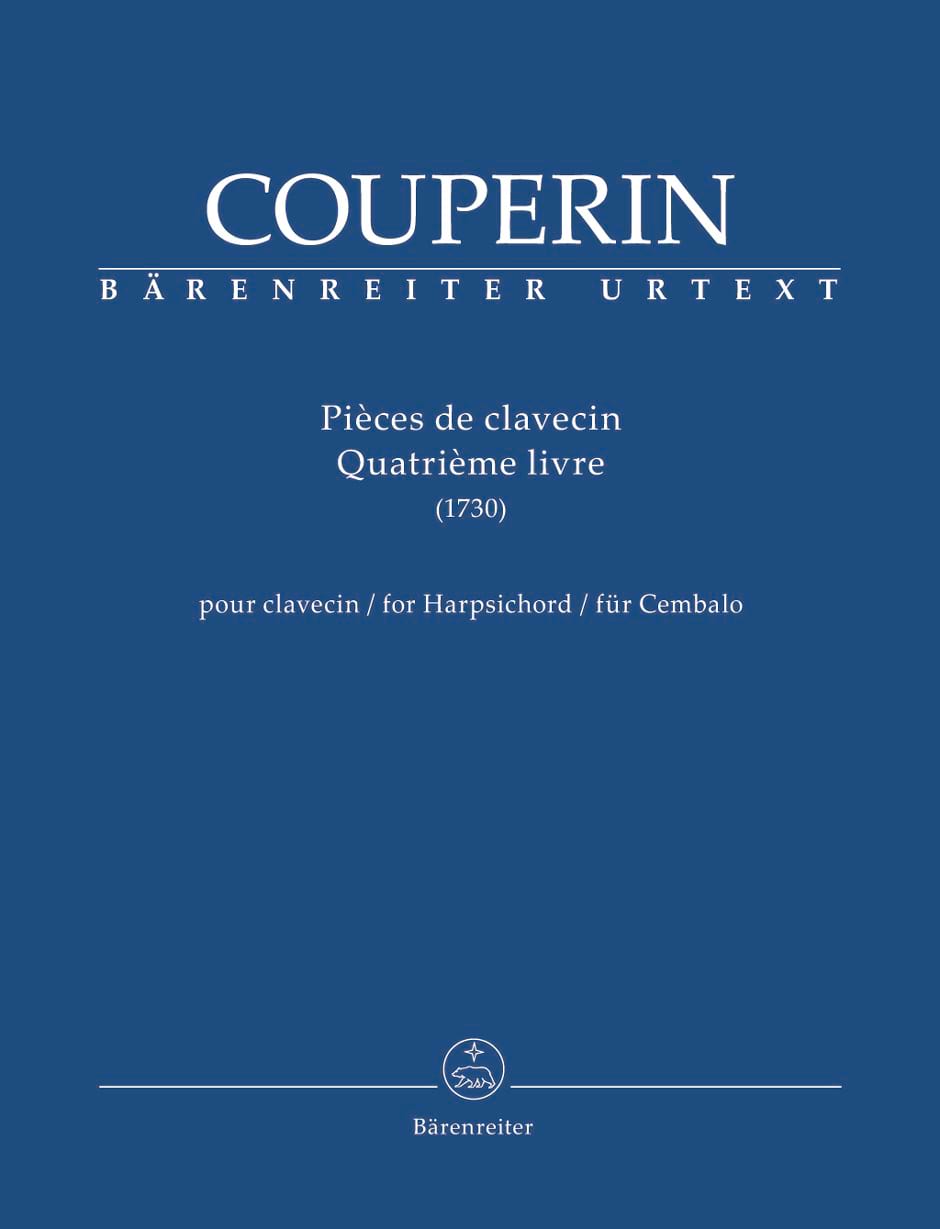 Pieces de Clavecin. 4ème livre COUPERIN Partition Clavecin