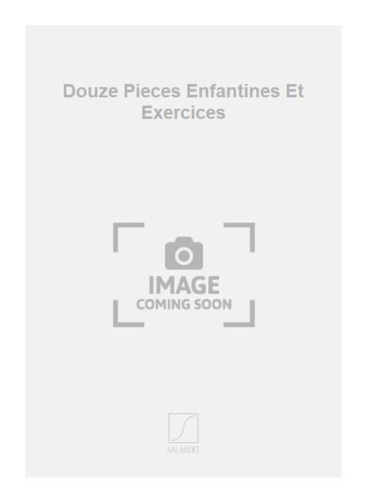 12 Pièces Enfantines et Exercices. - Roger de Francmesnil - Partition