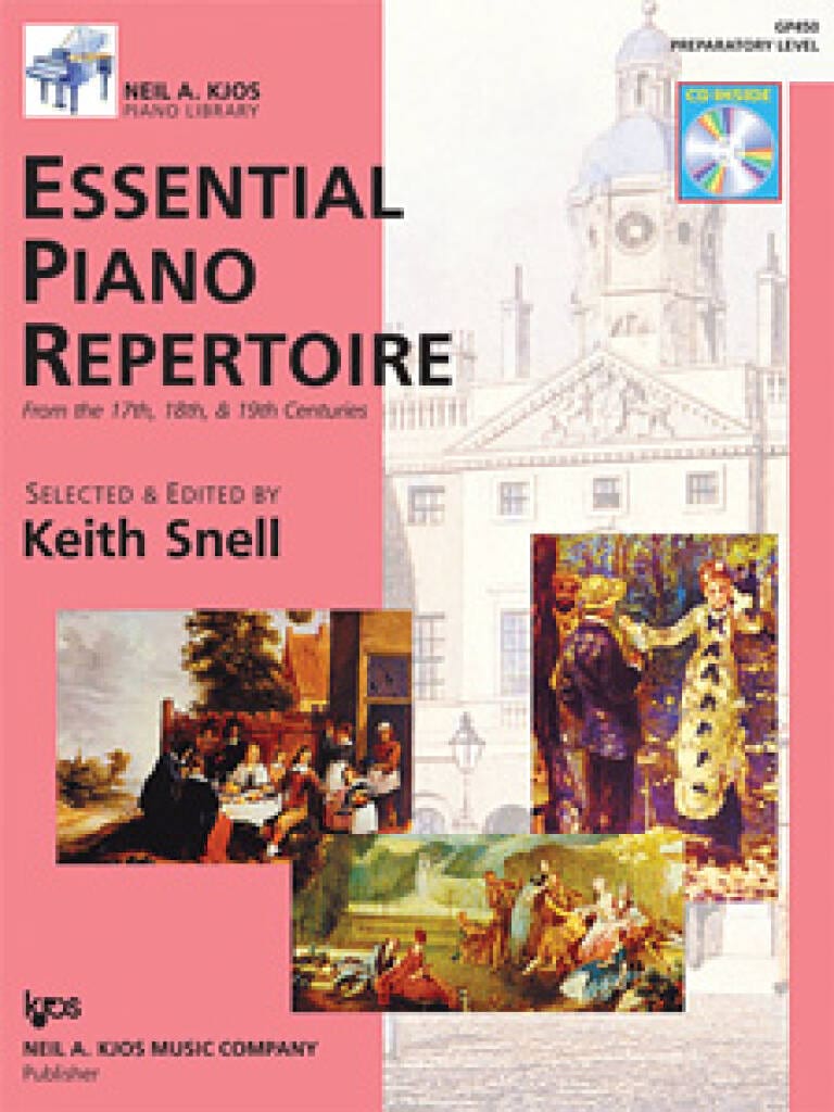 Essential Piano repertoire. Level preparatory + CD Partition