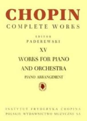 Oeuvres Pour Piano et Orchestre CHOPIN Partition Piano