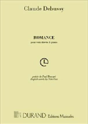 Romance. Voix Haute - DEBUSSY. Voix Haute - Partition - Mélodies