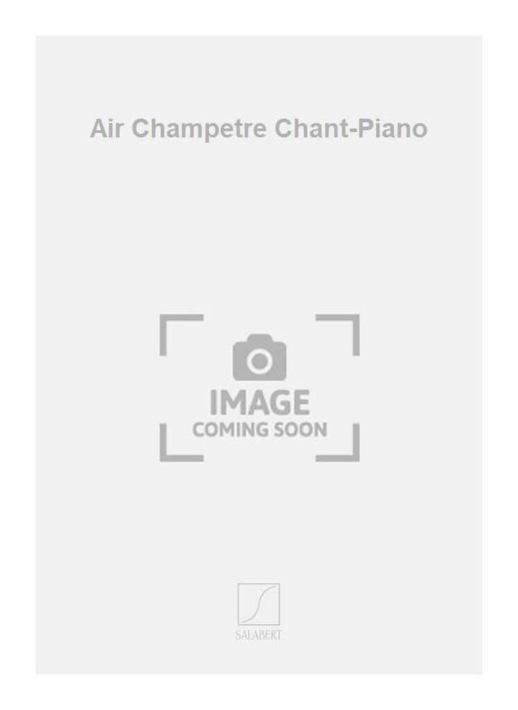 Air Champêtre POULENC Partition Mélodies