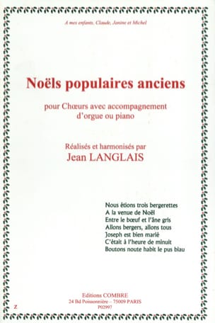 7 Noëls Populaires Anciens Opus 116 Partition Chœur