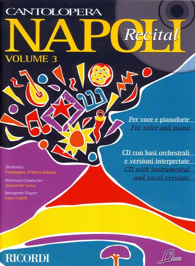 Napoli Recital Volume 3 Partition Mélodies