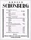 Abschied Op. 1-2 SCHOENBERG Partition Mélodies