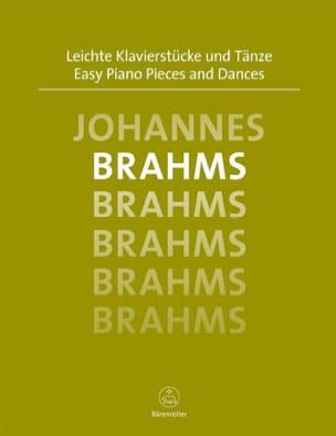 Easy Piano Pieces and Dances BRAHMS Partition Piano