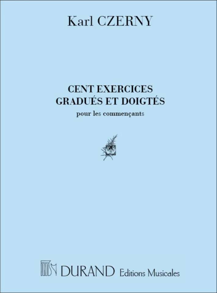 100 Exercices Pour les Commençants Opus 139 CZERNY Partition Piano