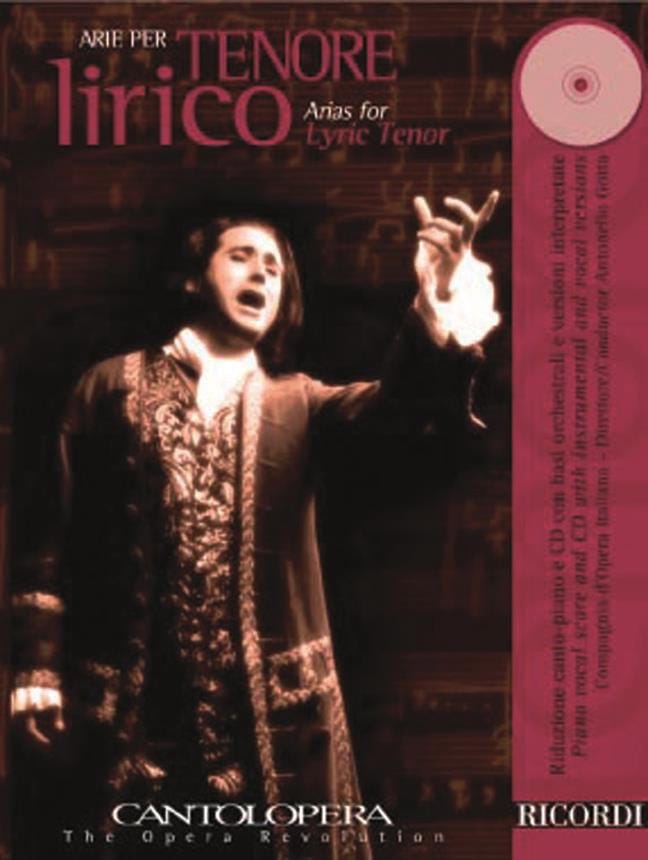 Arie Per Tenor Lirico Partition Opéras