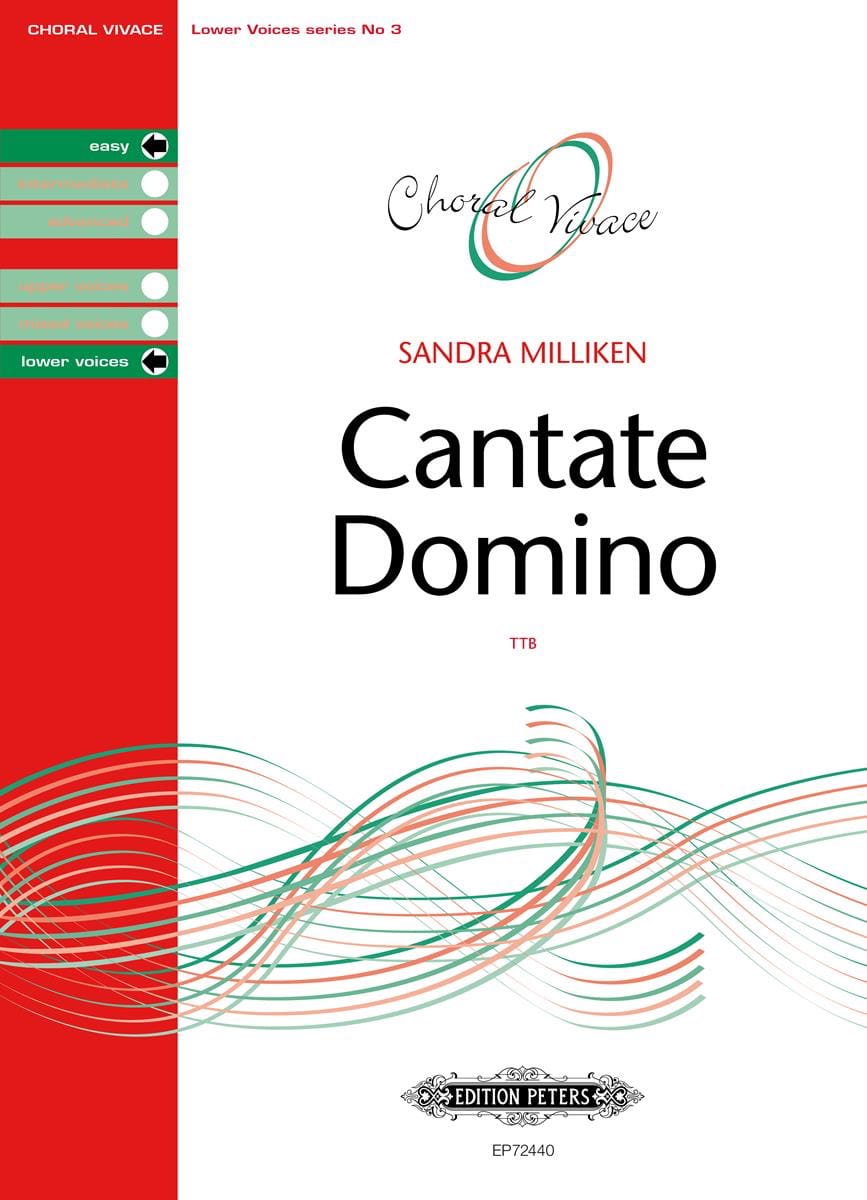 Cantate Domino Sandra Milliken Partition Chœur