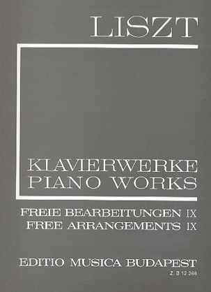 Arrangements Volume 9. Série 2 Volume 9 LISZT Partition Piano