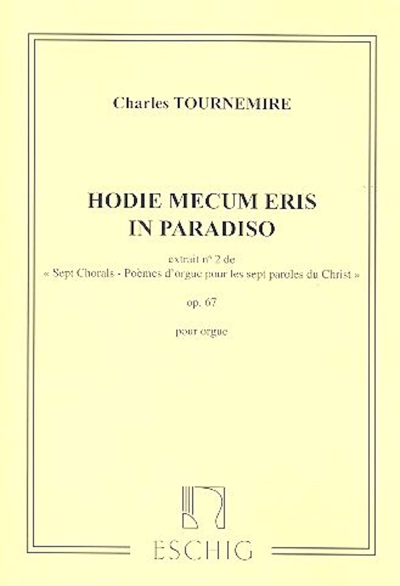 7 Chorals Poèmes Opus 67-2 Charles Tournemire Partition Orgue