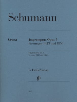 Impromptus Op. 5 SCHUMANN Partition Piano
