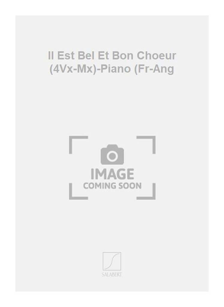 Il est bel et bon - Passereau - Partition - Chœur