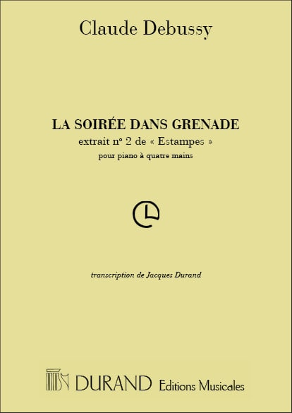 La Soirée dans Grenade. 4 Mains DEBUSSY Partition Piano