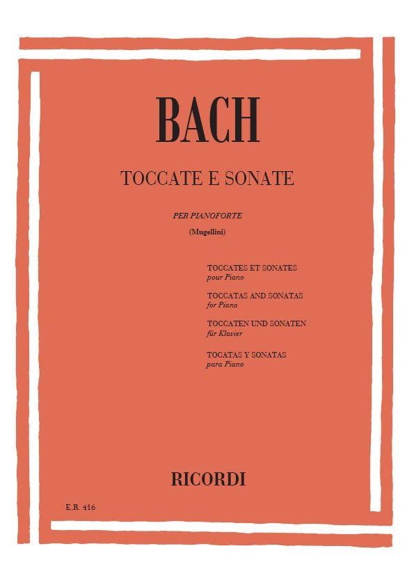 Toccate E Sonate BACH Partition Piano