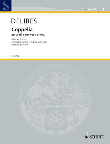 Coppelia DELIBES Partition Piano