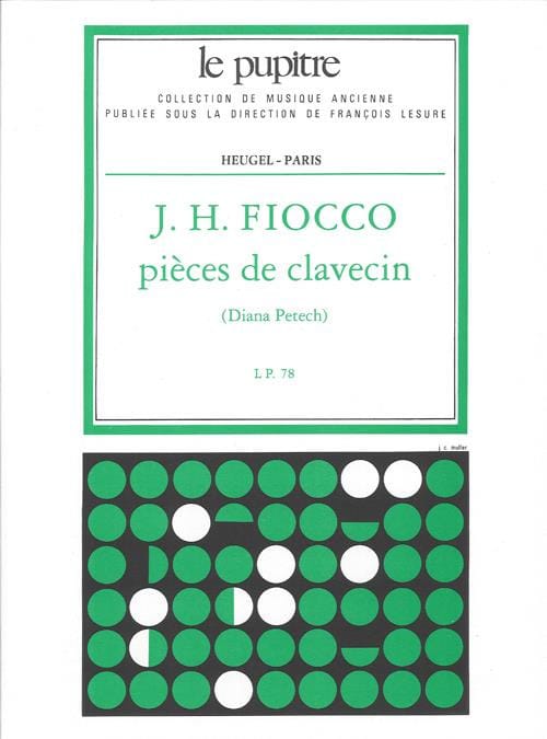 Pièces de Clavecin Fiocco Joseph-Hector / Petech Partition Clavecin