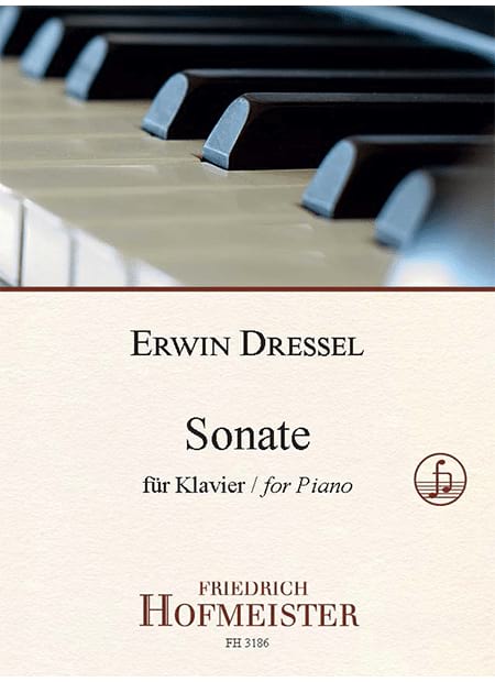 Sonate pour piano Erwin Dressel Partition Piano