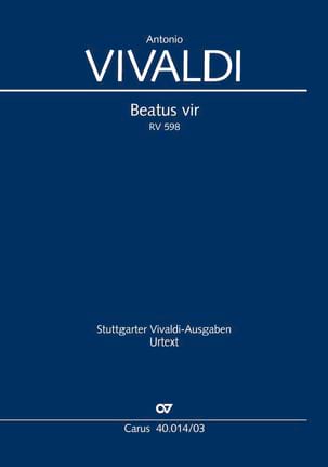 Parcourir les pages de Beatus vir RV 598 - VIVALDI - Partition - Chœur