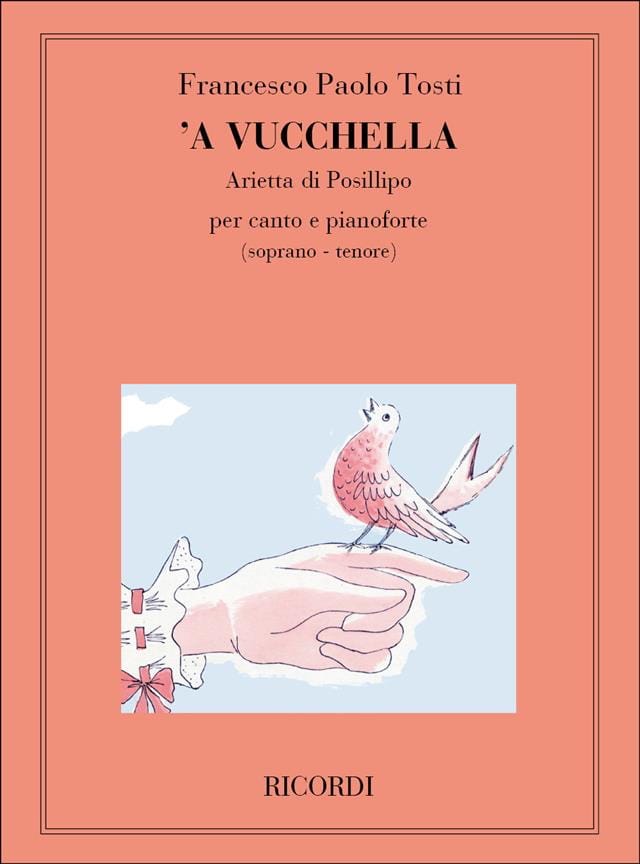 'a Vucchella Francesco Paolo Tosti Partition Mélodies