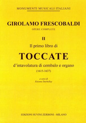 1er Livre de Toccatas. FRESCOBALDI Partition Clavecin