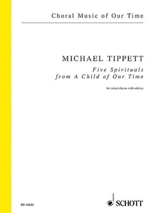 5 Spirituals Michael Tippett Partition Chœur