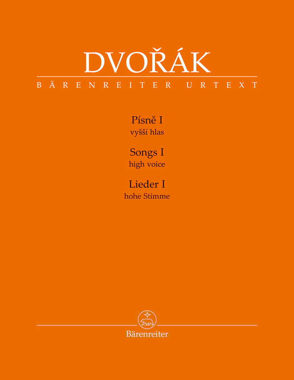 Lieder Voix haute Volume 1 DVORAK Partition Mélodies