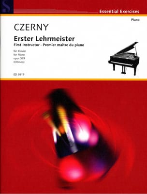 Le Premier Maître opus 599 CZERNY Partition Piano