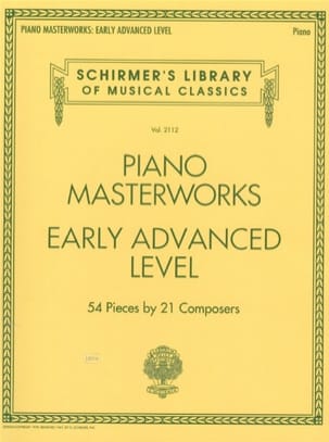 Piano Masterworks. Early advanced level Partition Piano