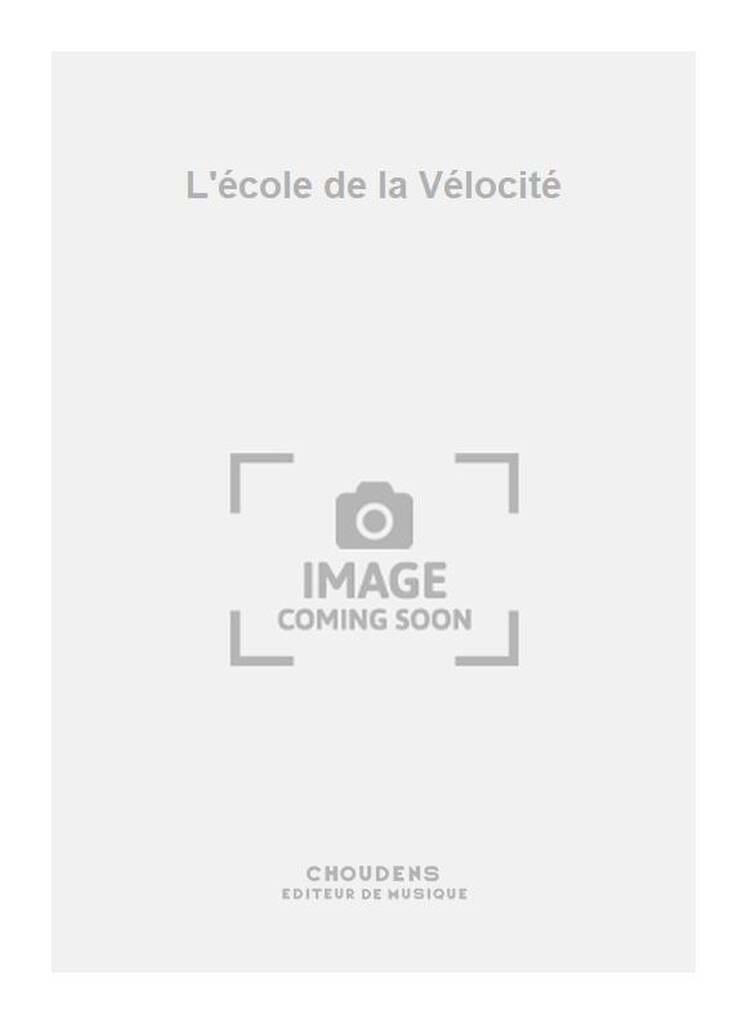Ecole De la Vélocité Opus 299 CZERNY Partition Piano