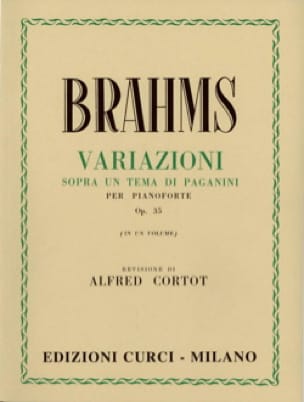 Variations sur un Thème de Paganini - Opus 35 BRAHMS Partition Piano